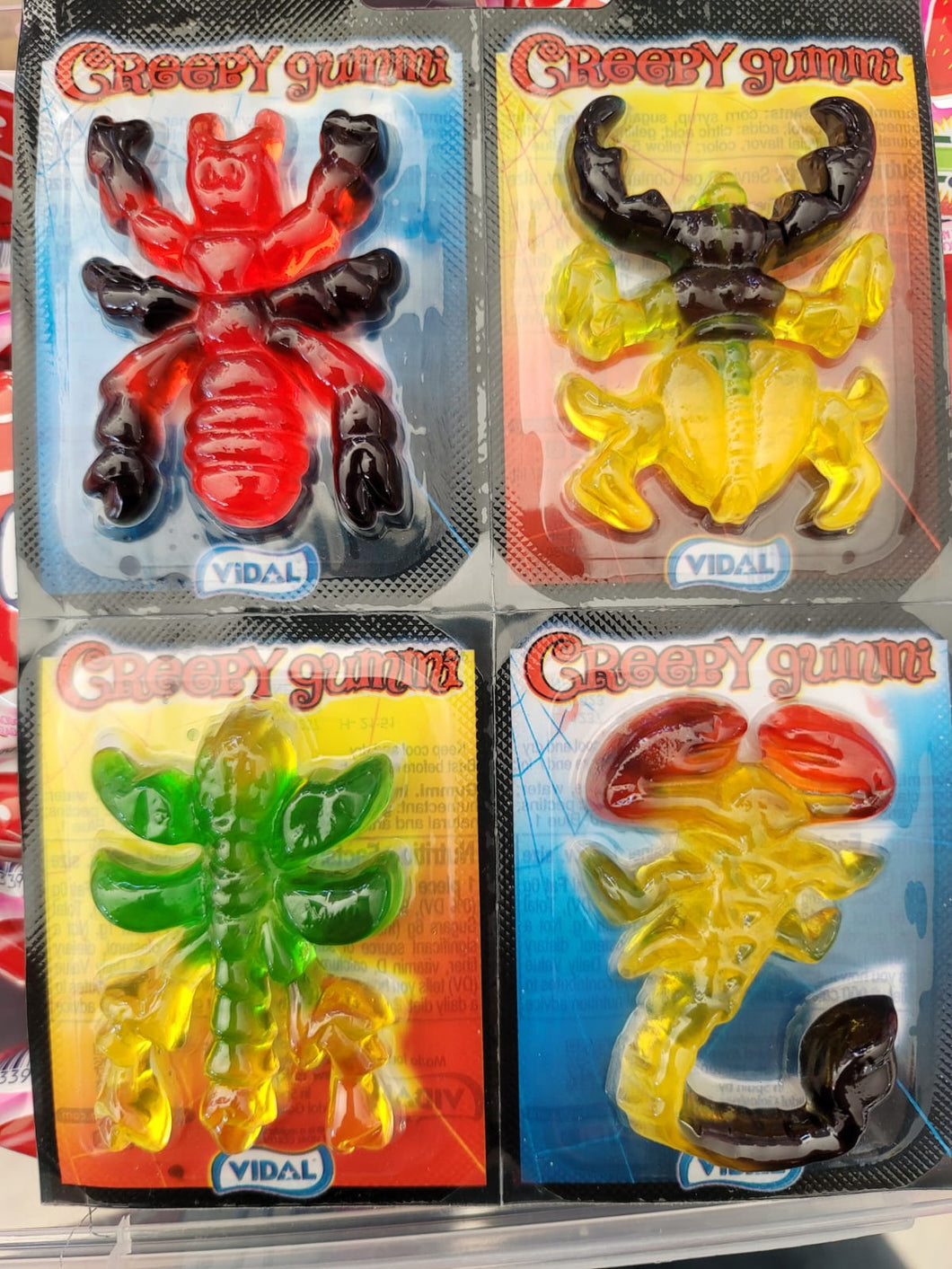 CREEPY GUMMI (PAQUETE DE 4)